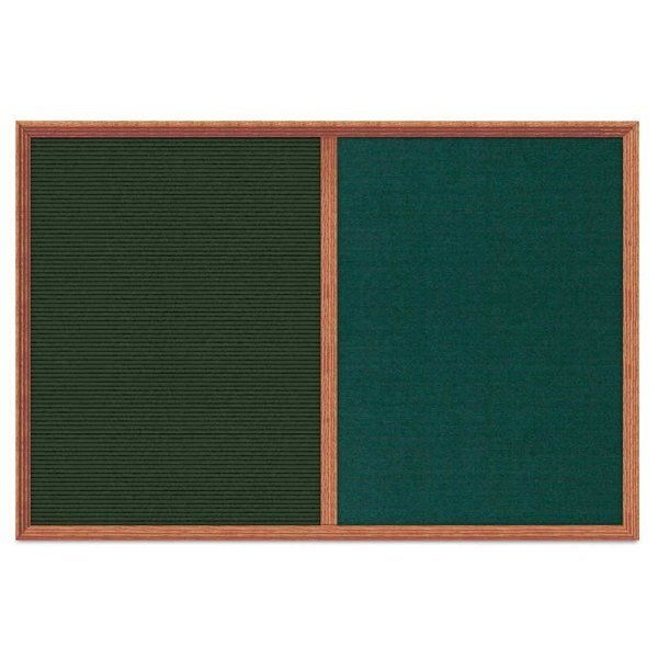 Enclosed Corkboard, 1 Door, 48